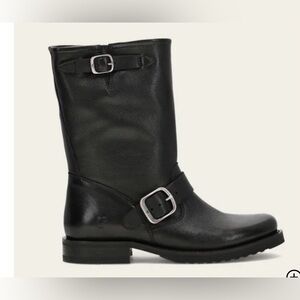 Frye Veronica Short Slouchy Boot Black